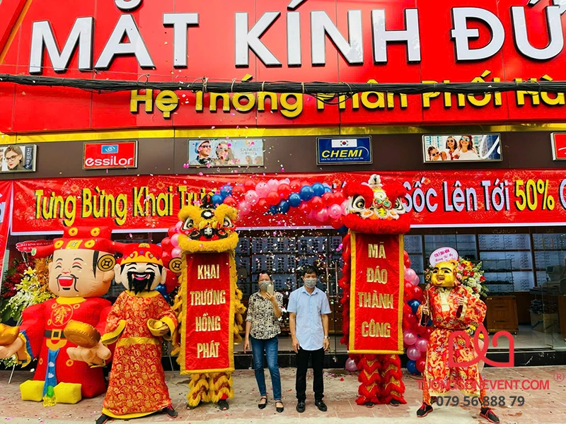 Dịch vụ tổ chức khai trương với đầy đủ trang thiết bị, nhân sự chuyên nghiệp 