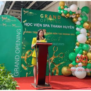 Sự kiện khai trương tại Học viện Spa Thanh Huyền