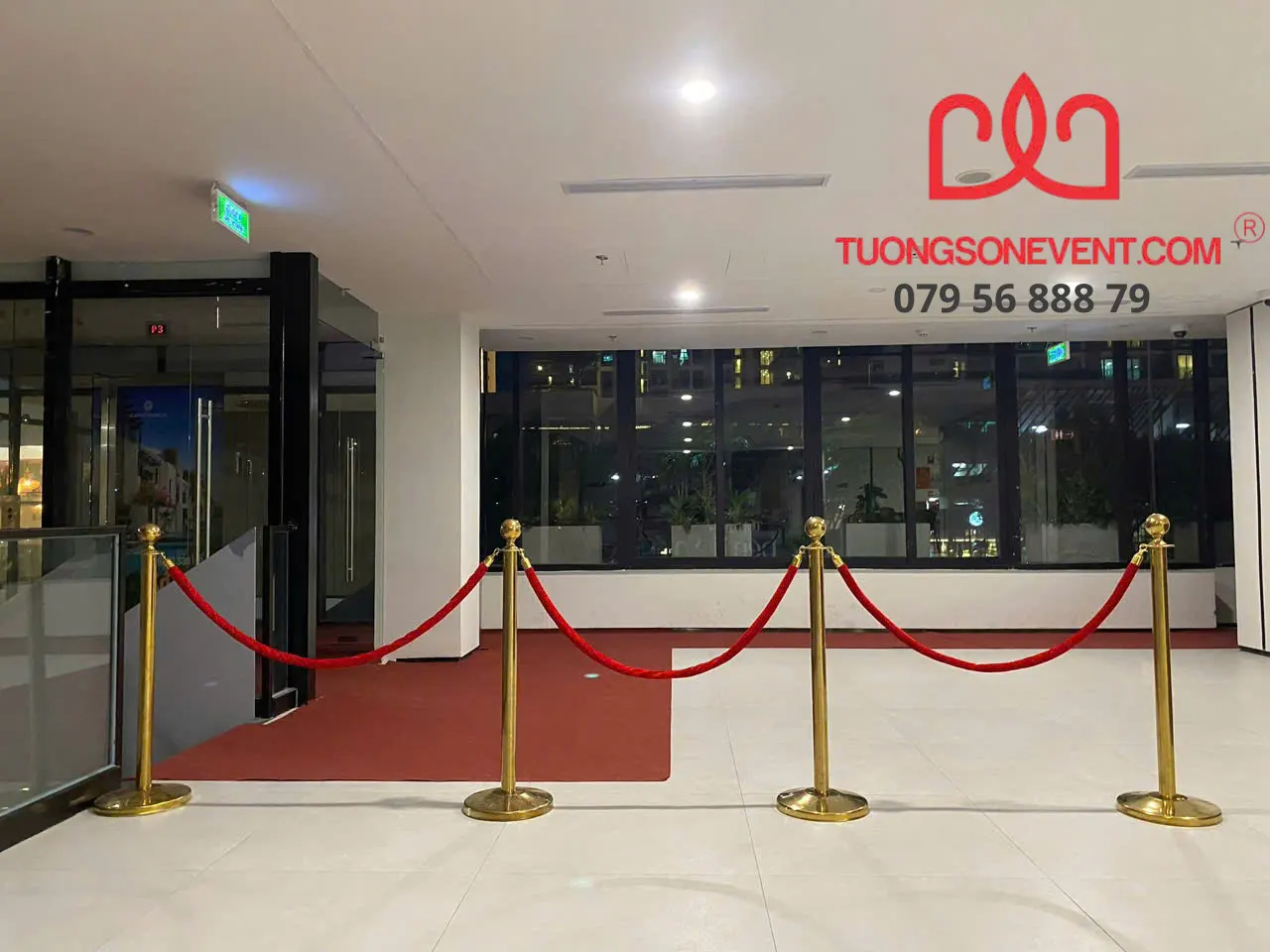 Trụ barrie tại Tường Sơn Event