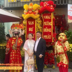 Khai Trương Hồng Phát - Gói Phát Lộc gồm 2 lân