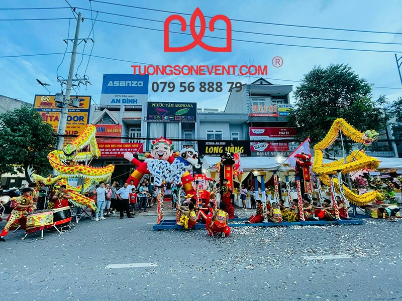 Dịch vụ múa lân sư rồng chuyên nghiệp và uy tín tại Tường Sơn Event