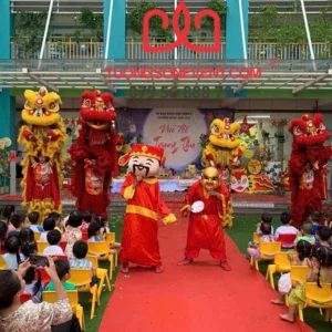 Múa lân trung thu tại quận Tân Bình