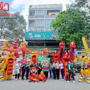 Cho thuê múa lân tết Bình Tân - Rước Lộc Đầu Năm
