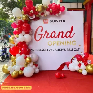 Grand opening cửa hàng Sukiya