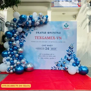 Dịch vụ trang trí Backdrop khai trương