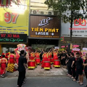 Cho thuê múa lân tết Bình Thạnh - Múa Lân Rước Tài Lộc
