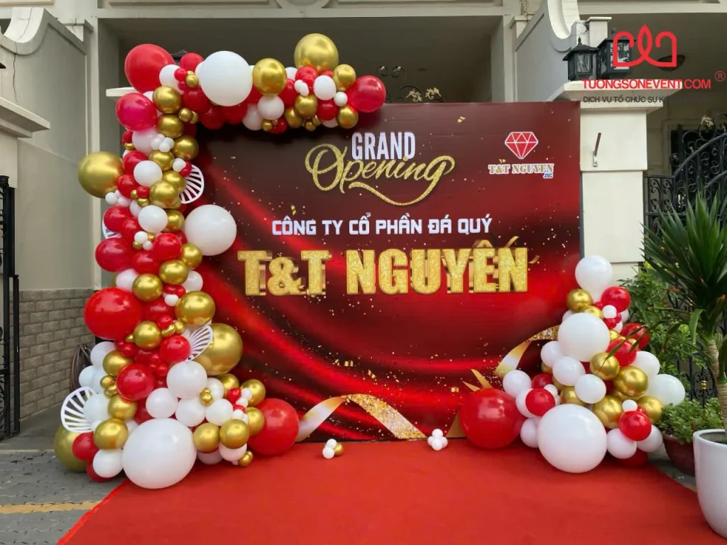 Cổng bong bóng backdrop