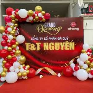 Cổng bong bóng backdrop