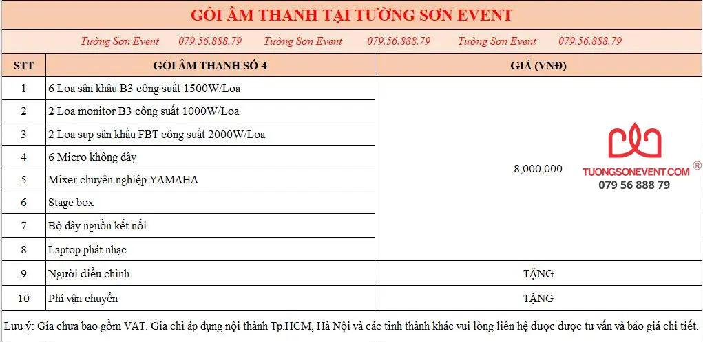 Gói âm thanh AT05