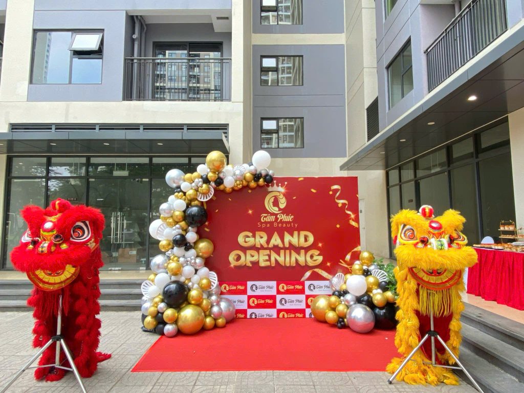 Trang trí ấn tượng cho buổi khai trương