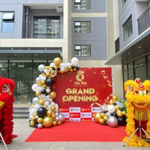Trang trí ấn tượng cho buổi khai trương