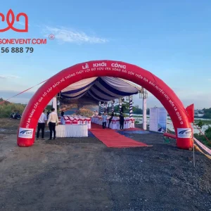 Trang trí lễ khởi công