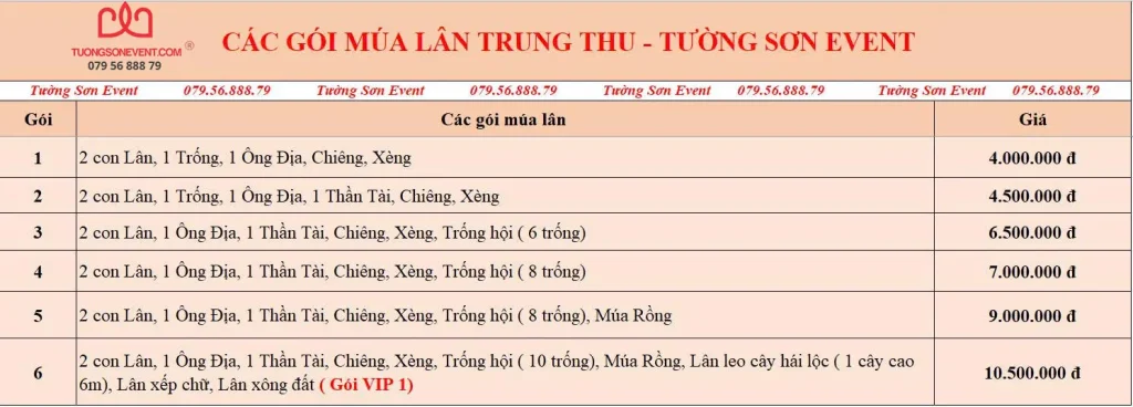 Gói Múa lân Trung Thu