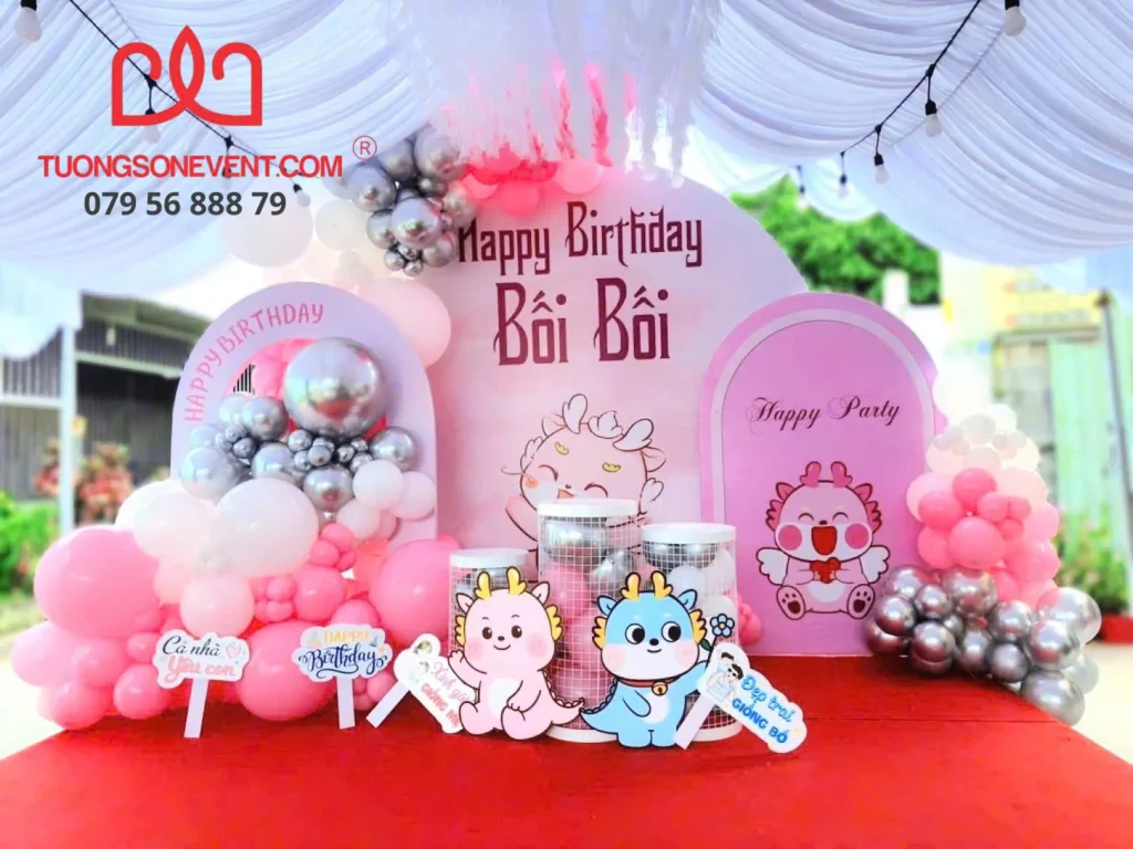 Trang trí sinh nhật lung linh cùng Tường Sơn Event