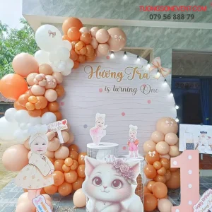 Trang trí Backdrop sinh nhật