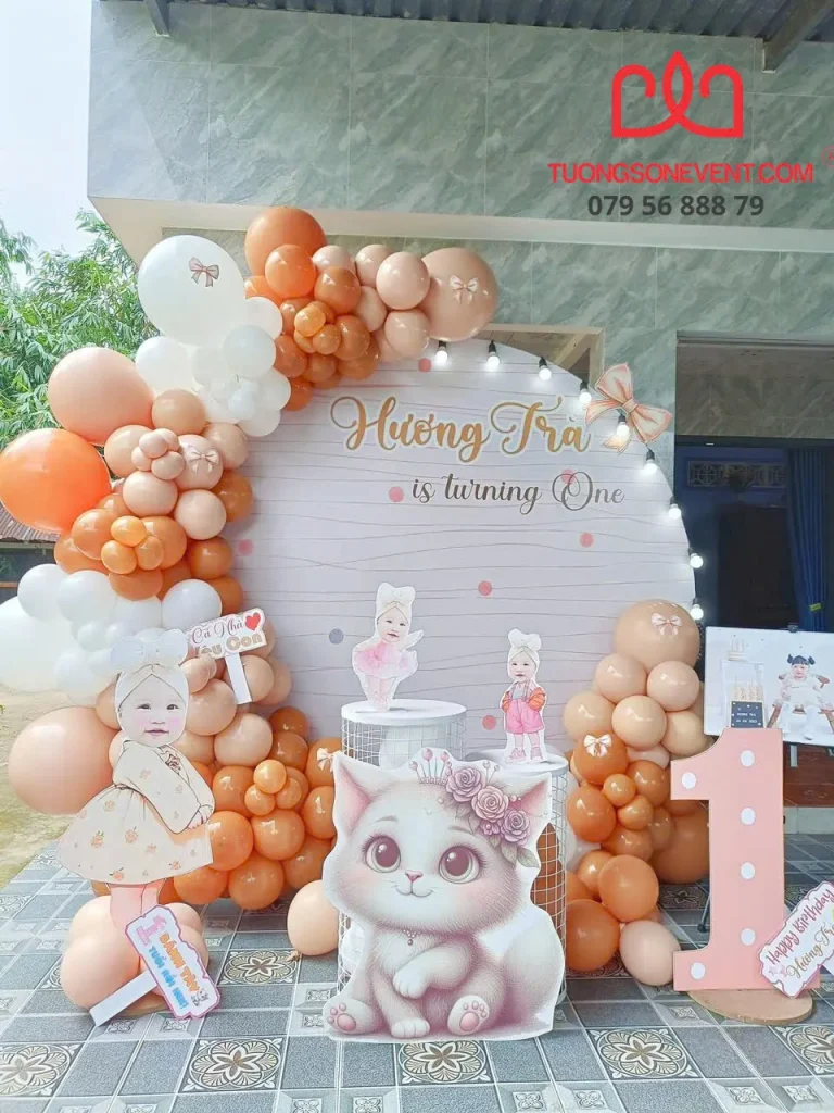 Trang trí Backdrop sinh nhật