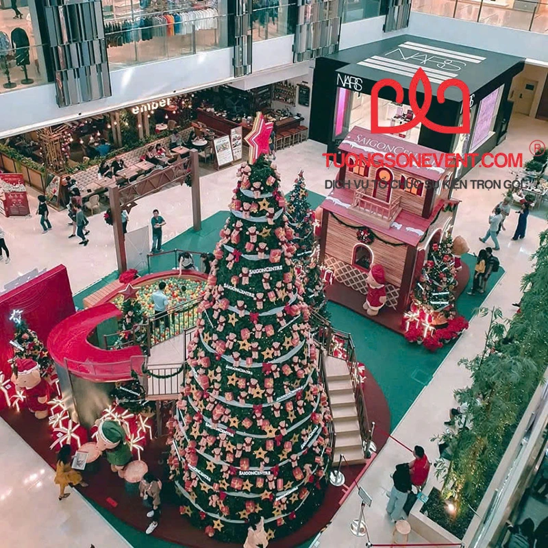 Trang-tri-giang-sinh-27 Trang trí Noel trọn gói tại Tường Sơn Event