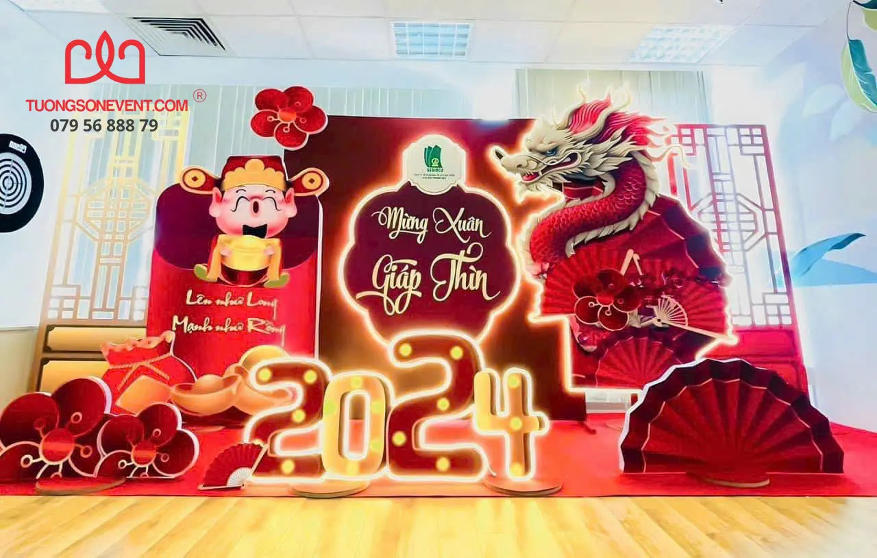 Dịch vụ trang trí tiểu cảnh Tết trọn gói tại Tp.HCM - Chuyên nghiệp - Uy tín