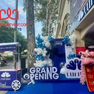 Trang trí Backdrop khai trương