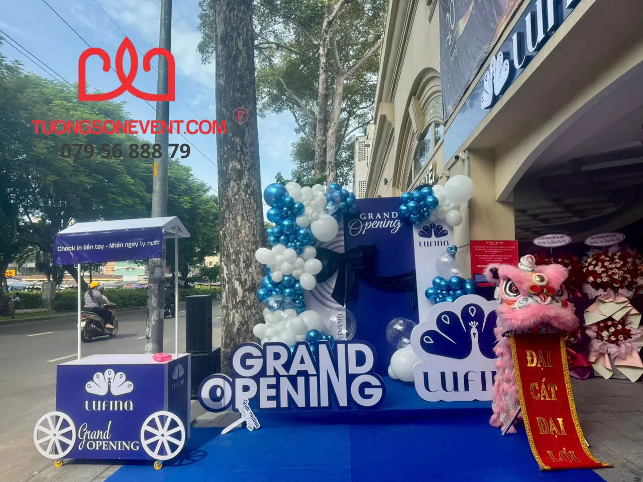 Trang trí Backdrop bằng Formex