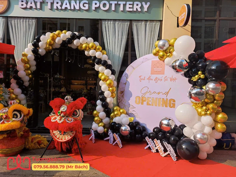 Dịch vụ trang trí khai trương ấn tượng 